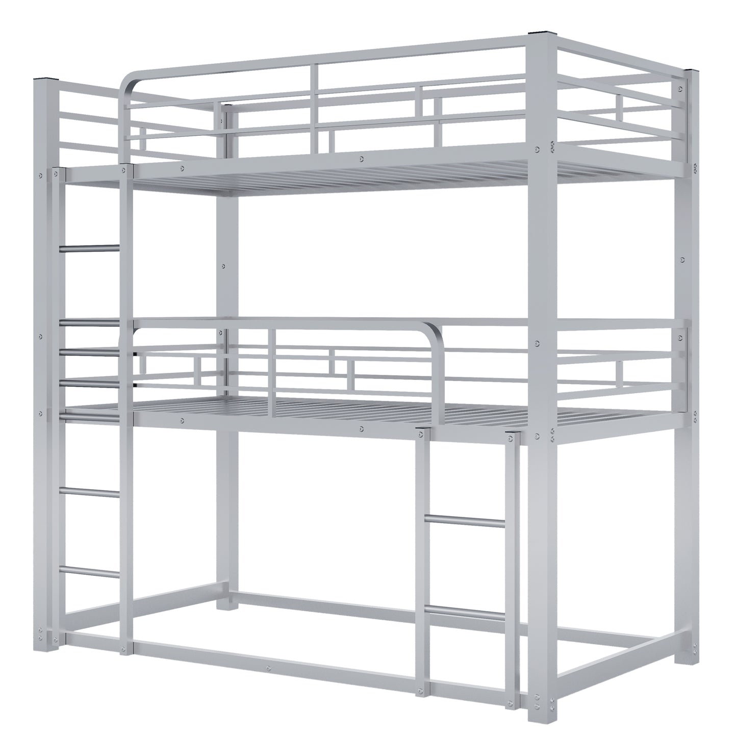 Irvington Industrial Metal Triple Bunk Bed