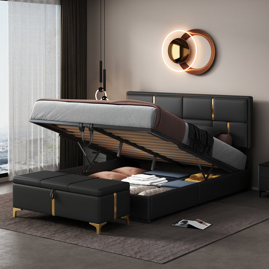 Lula Modern Hydraulic Storage Bedroom Set