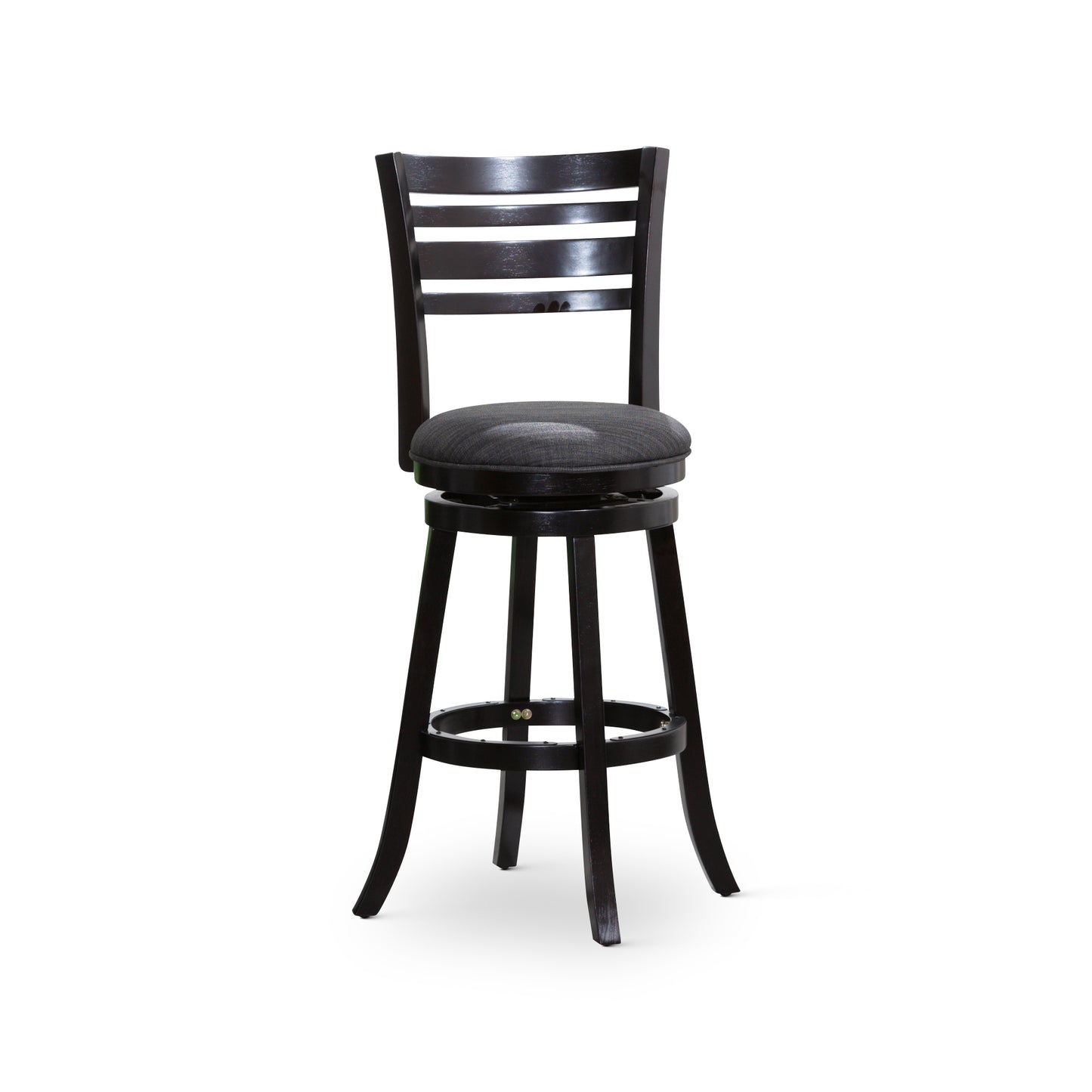 Justo Modern 30' Slat Back Swivel Bar Stool