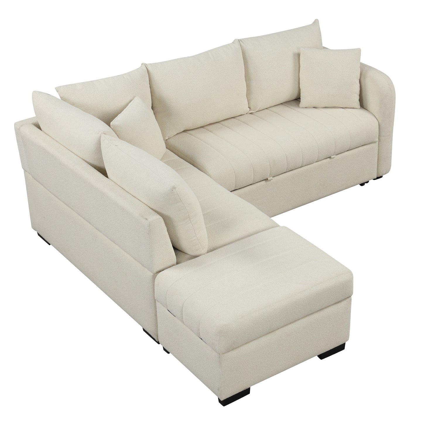 Justo Contemporary Upholstered Sofa Bed