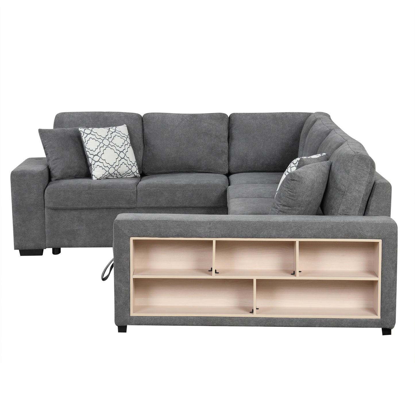 Lazzareschi Contemporary Pull-out Storage Sofa