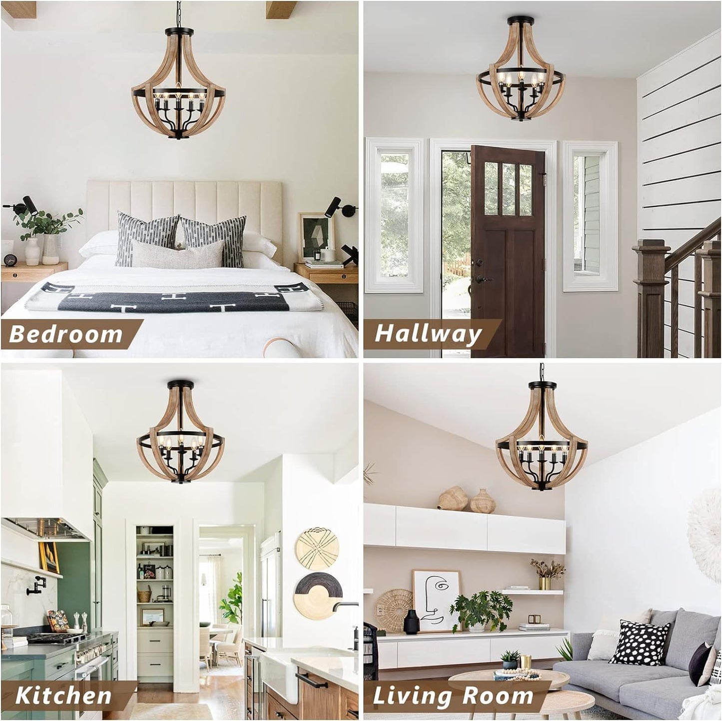 Ghivi Traditional Farmhouse Chandelier