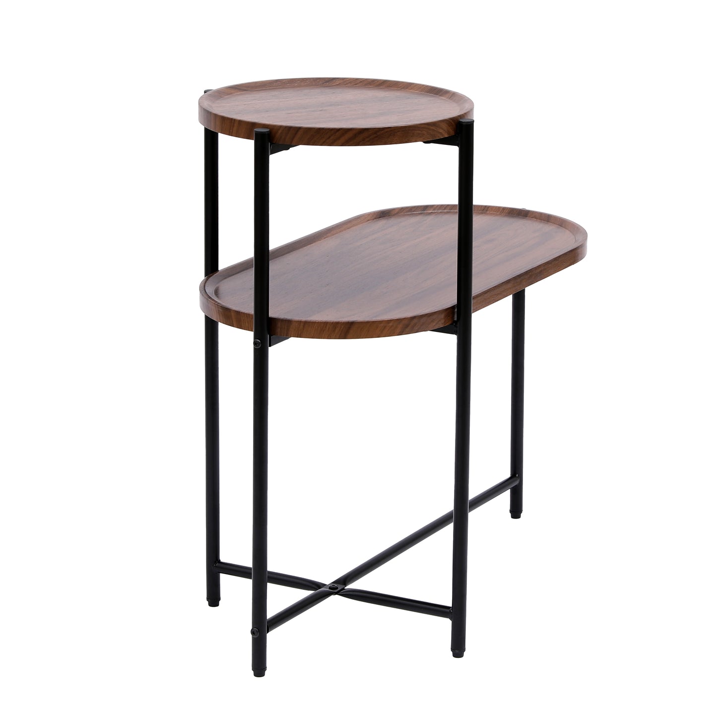 Cleo Mid-Century Walnut Coffee Table