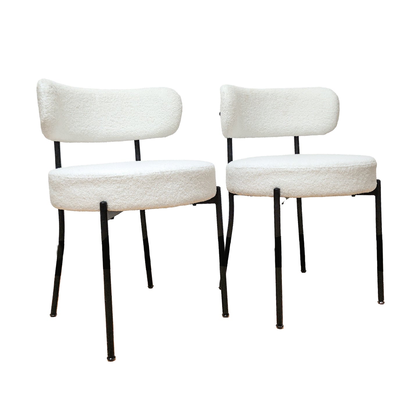 Marcel Modern Boucle Dining Chair Set