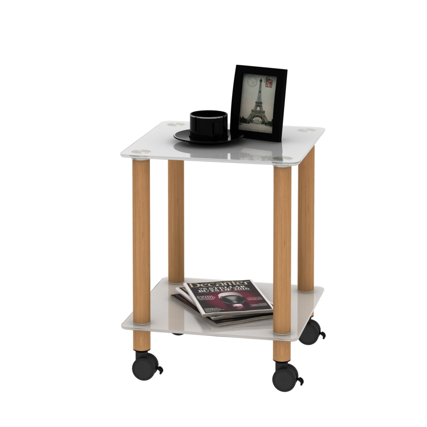 Jiron Modern Oak Side Table