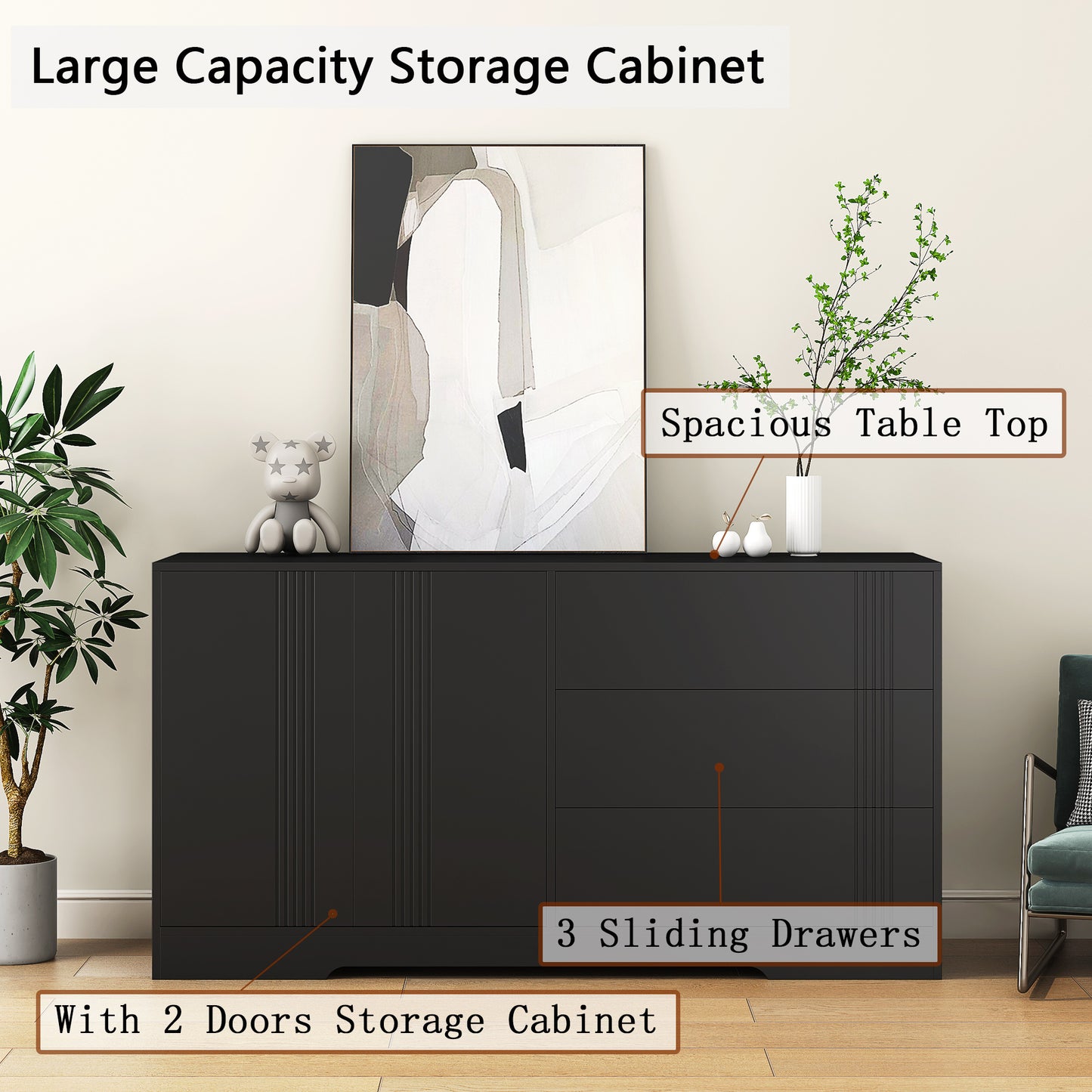 Fitch Modern Kitchen Buffet Storage