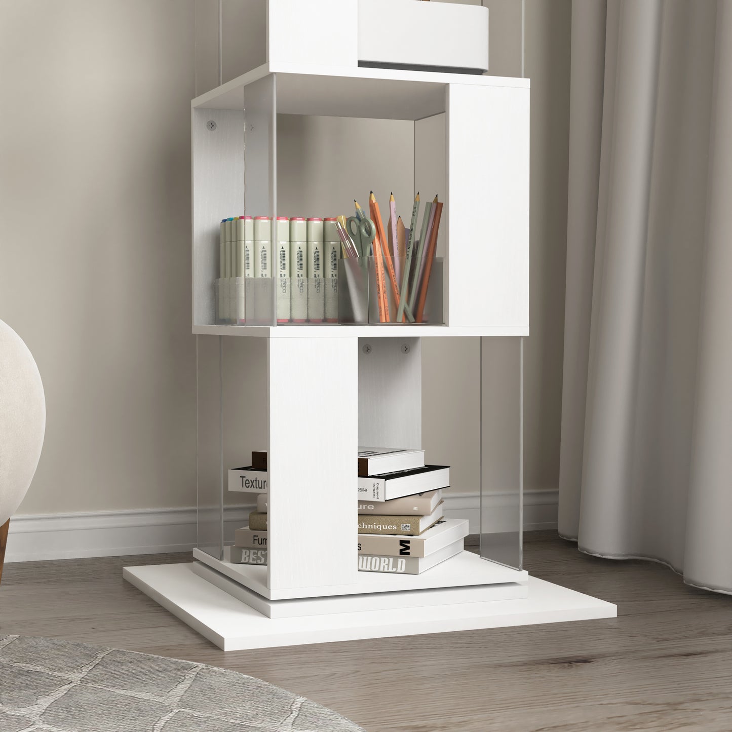 Oakridge Modern Rotating Acrylic Display Rack