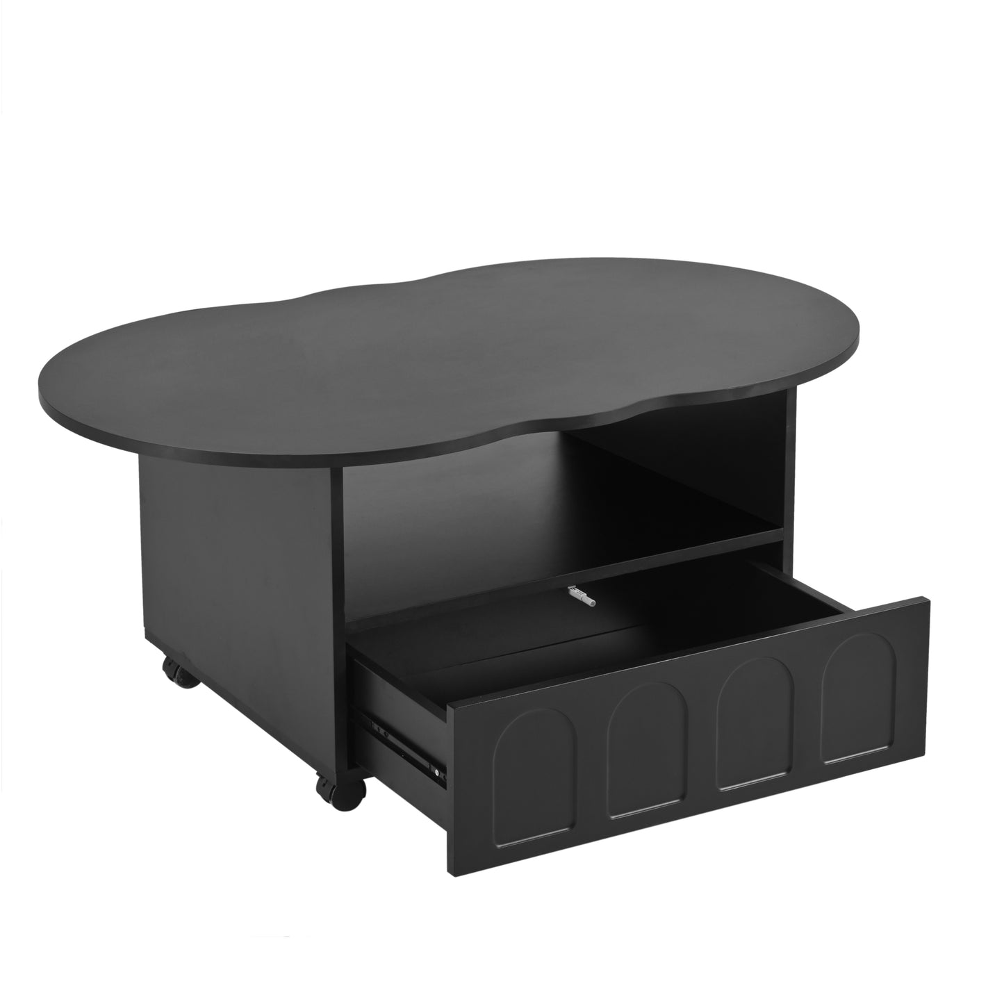 Kingsly Contemporary ON-TREND LED TV Stand