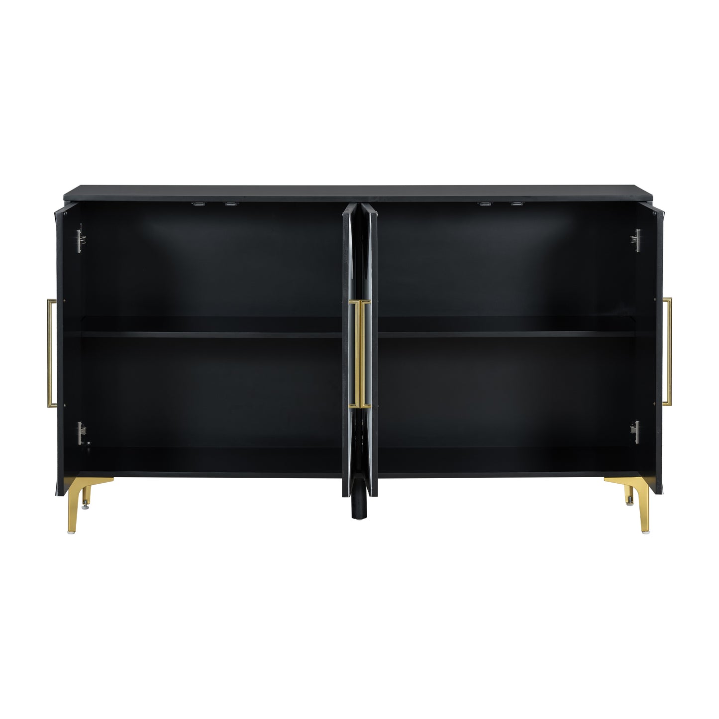 Healdsburg Contemporary U-Style Triangular Pattern Cabinet