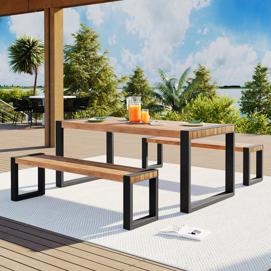 Oakridge Contemporary Outdoor Dining Set