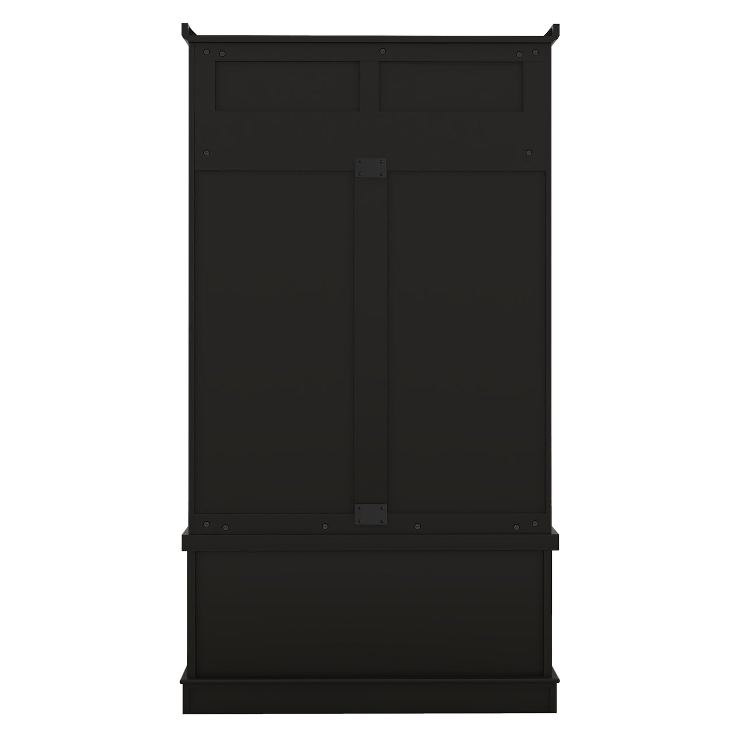 Niles Modern Storage Bench Coat Rack