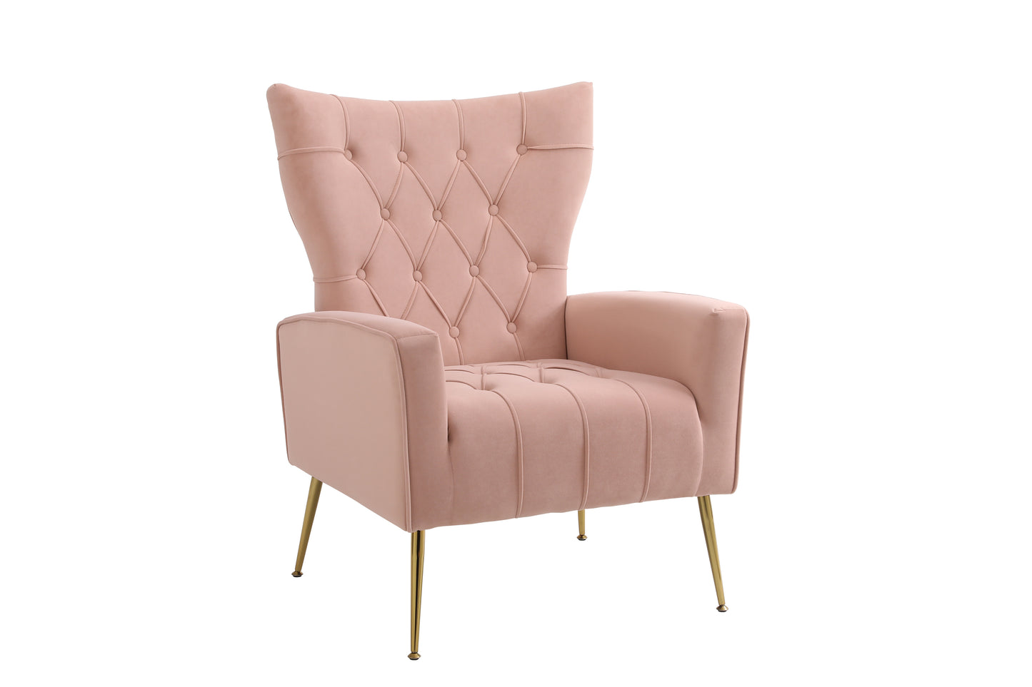 Silverleaf Contemporary Velvet Accent Armchair