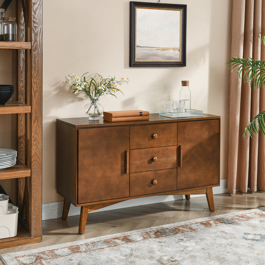 Napa Mid-Century Velvet Accent Console Sideboard