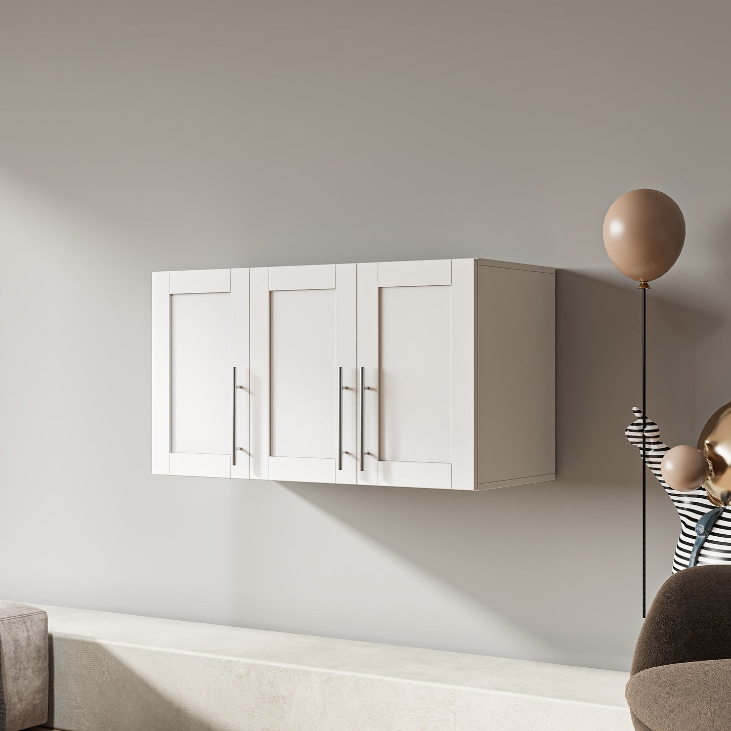 Elmcrest Modern Stackable Storage Cabinet