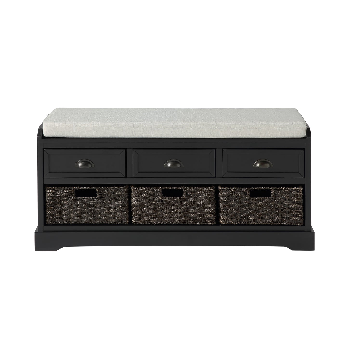Elmcrest Modern Wood Storage Bench