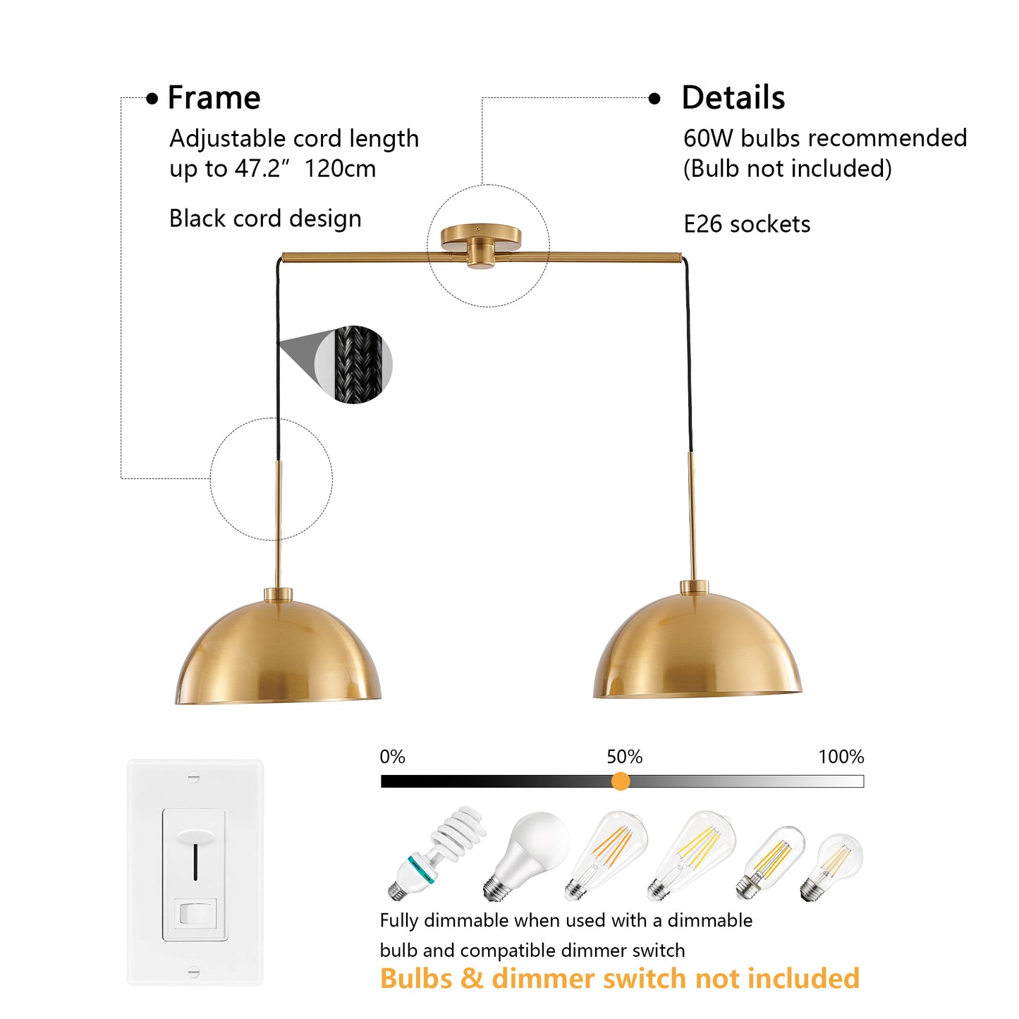 Elmcrest Industrial Hanging Light