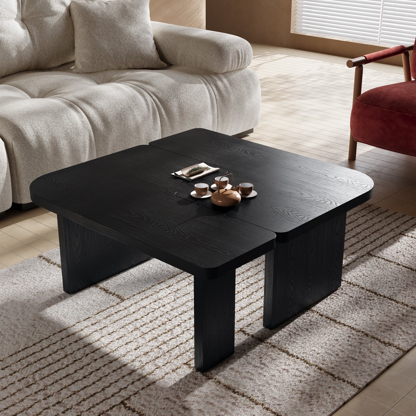 Marites Modern Minimalist Coffee Table