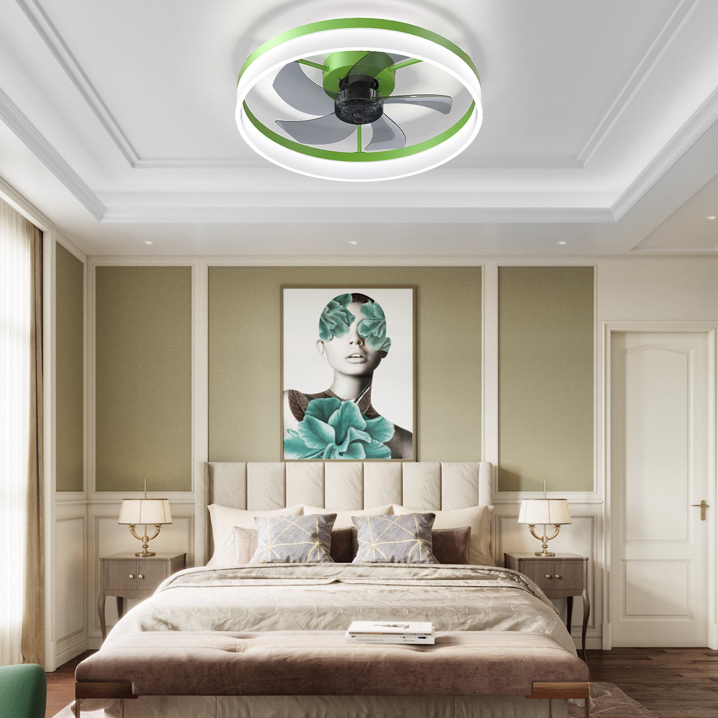 Ghivi Modern LED Ceiling Fan