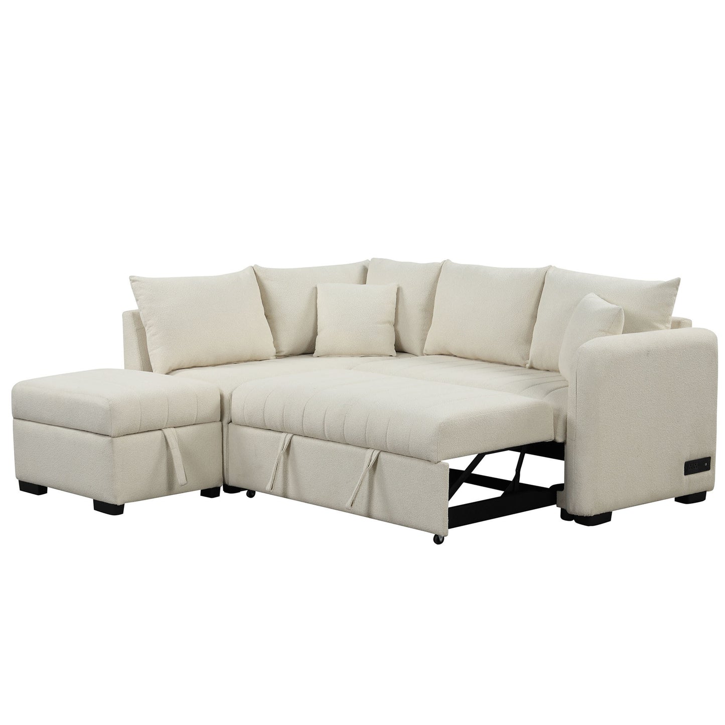 Justo Contemporary Upholstered Sofa Bed