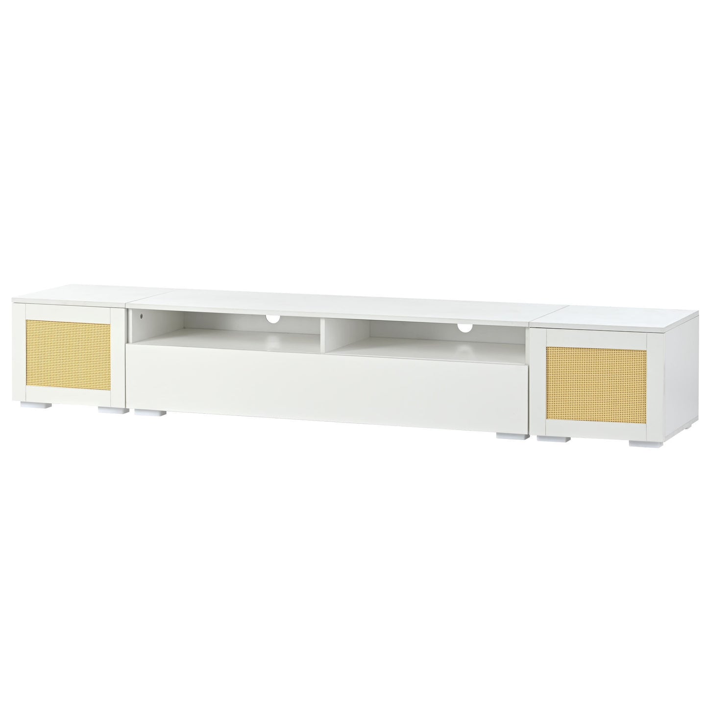 Westport Contemporary ON-TREND Rattan Entertainment Center