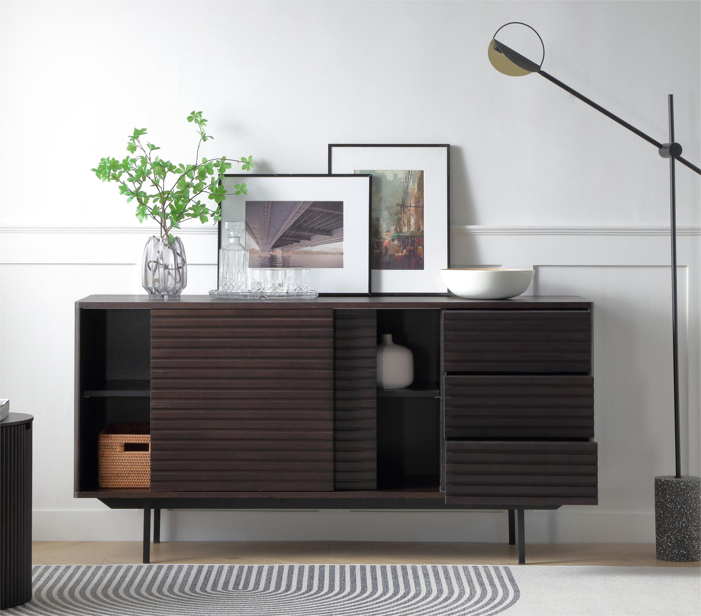 Fitch Mid-Century Sideboard Buffet Table