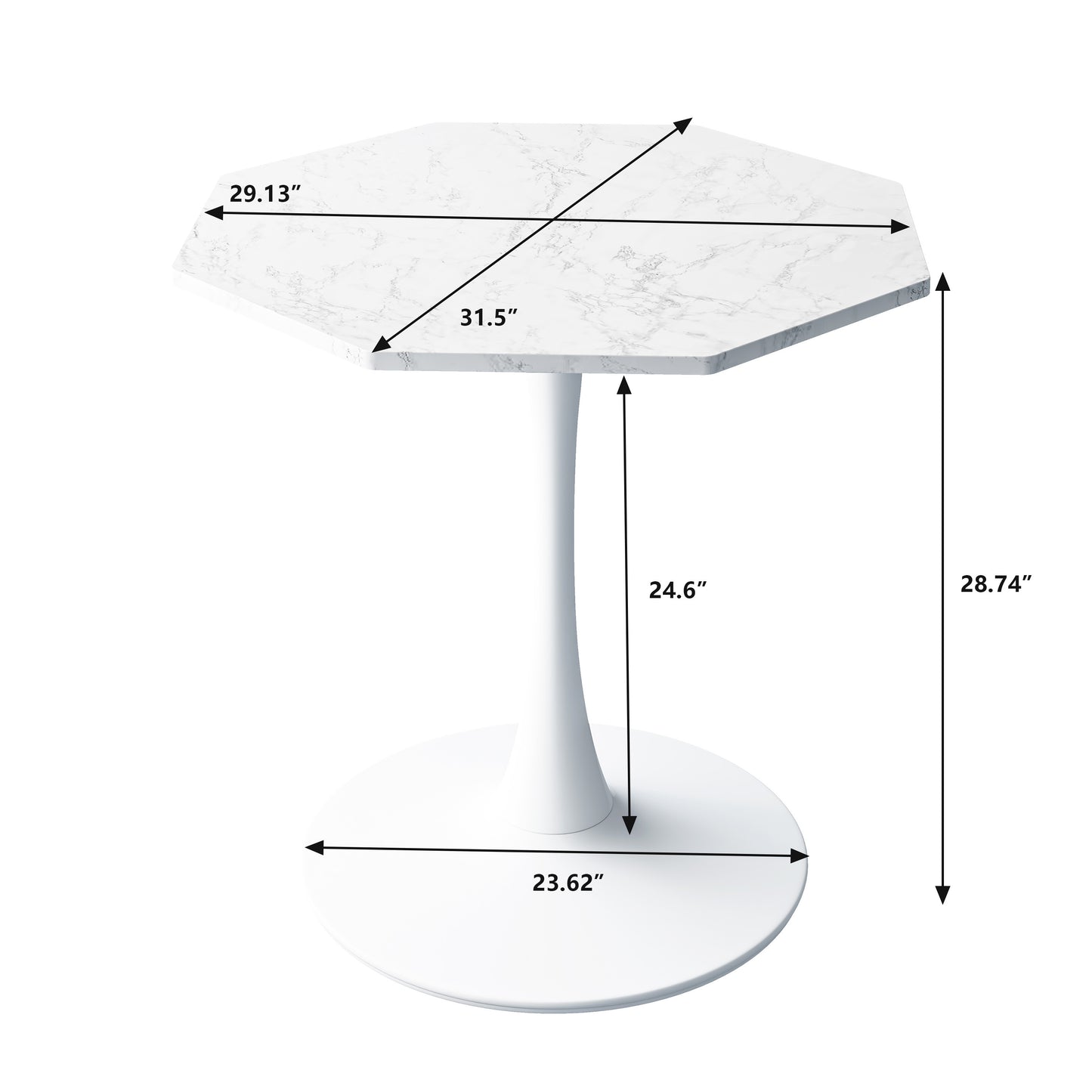 Amity Modern Velvet Dining Table