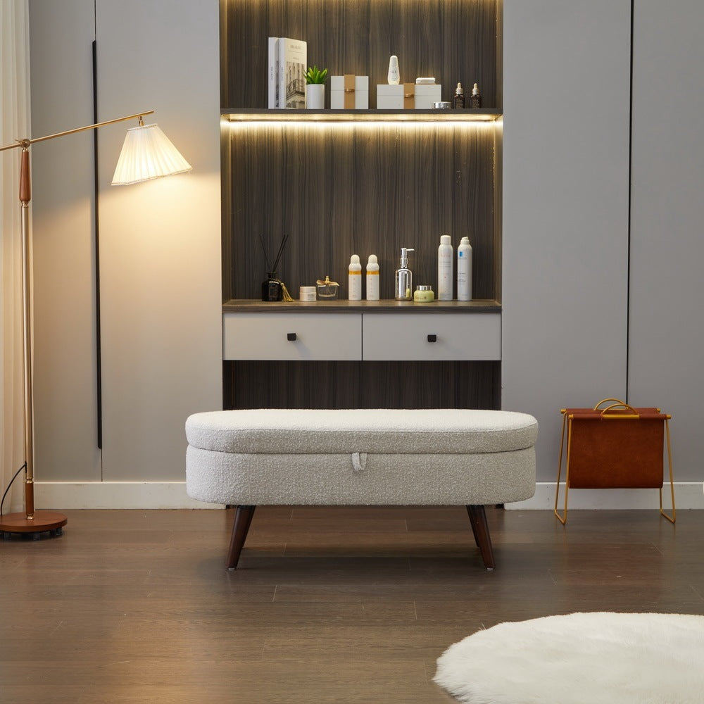 Napa Modern Basics Upholstered Storage Ottoman