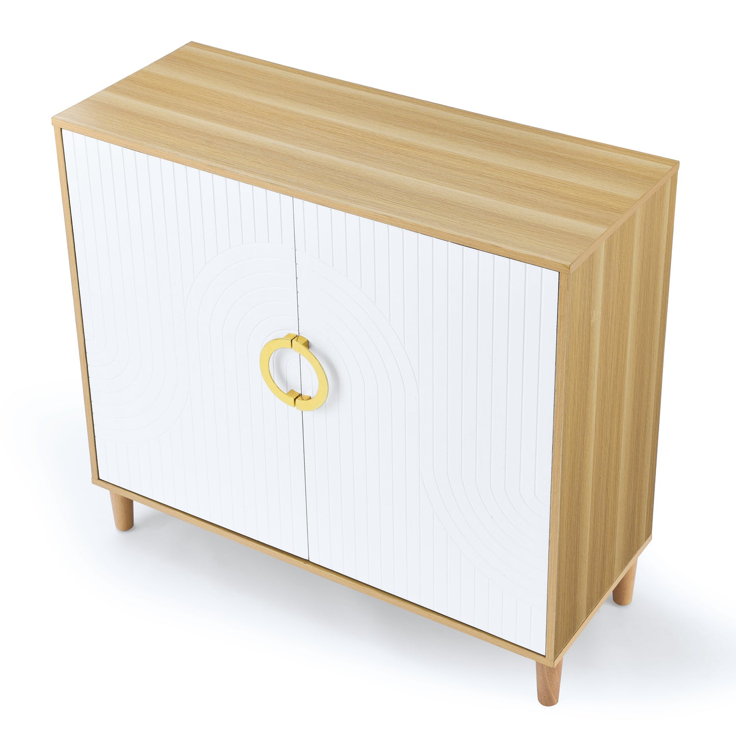 Silverleaf Modern Freestanding Storage Cabinet