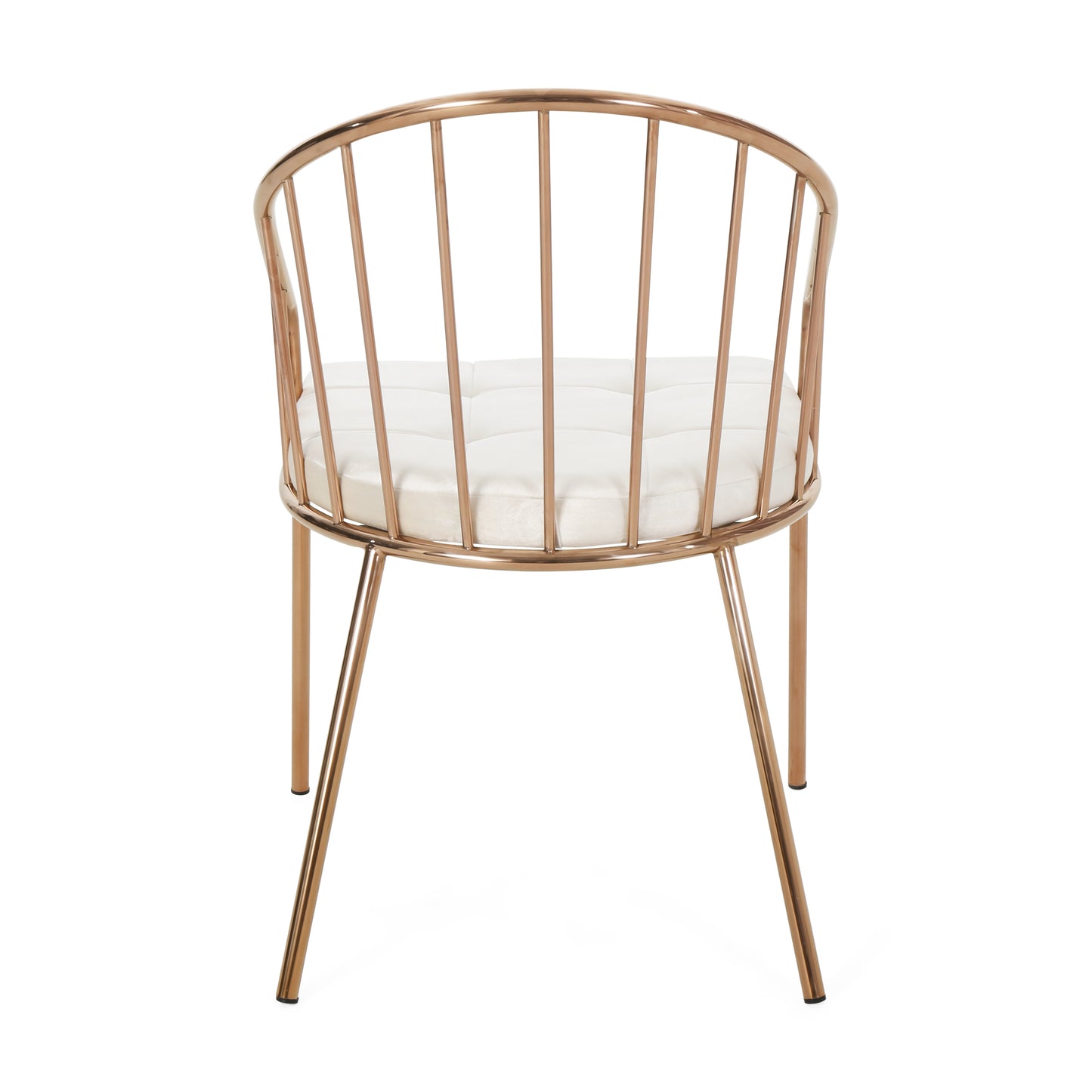 Niles Contemporary Steel Frame Velvet Dining Chair
