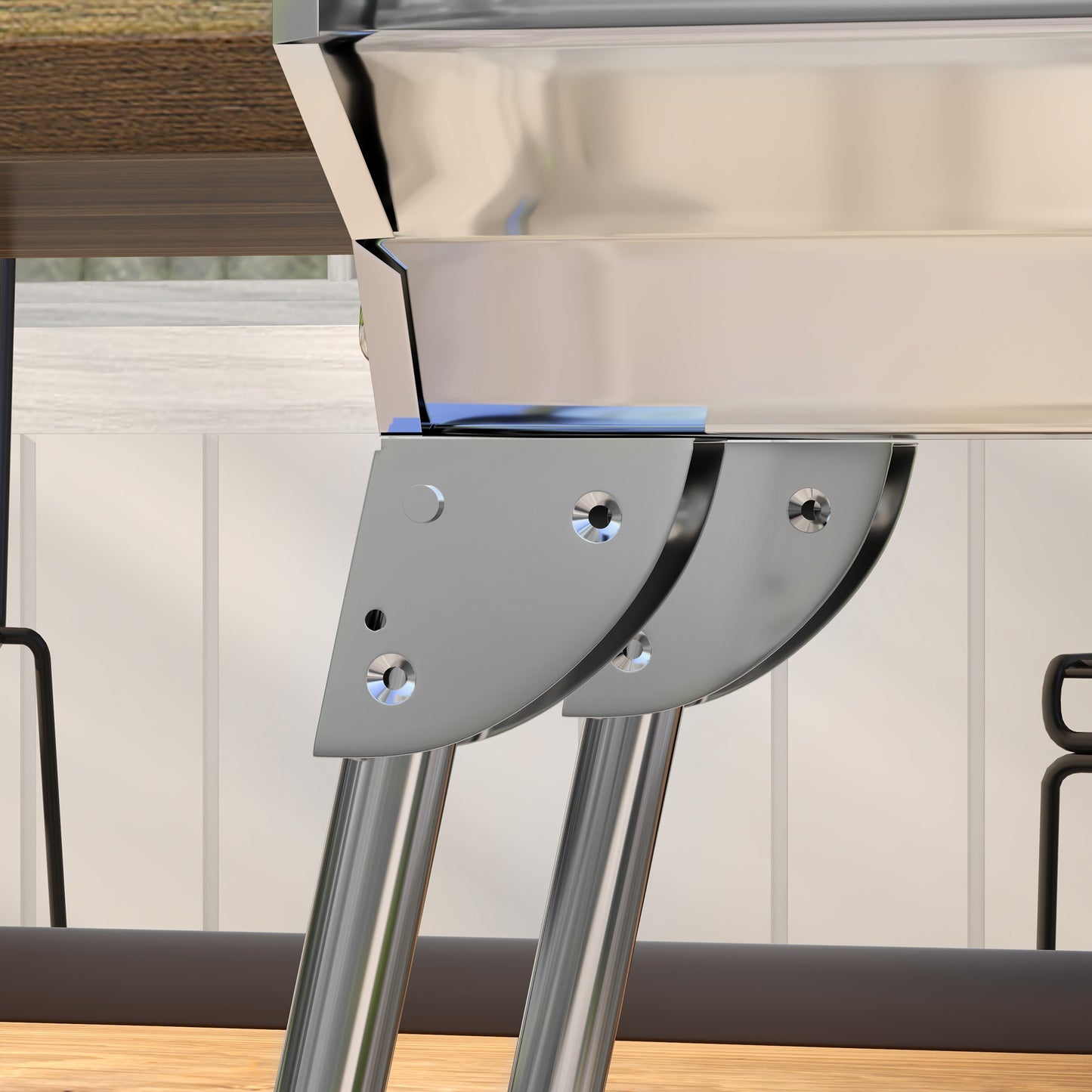 Bartholomew Industrial Stainless Folding Charcoal Grill