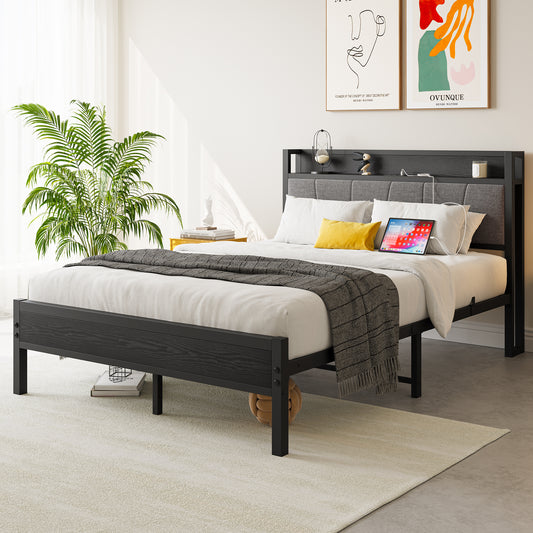Cleo Modern Storage Bed Frame