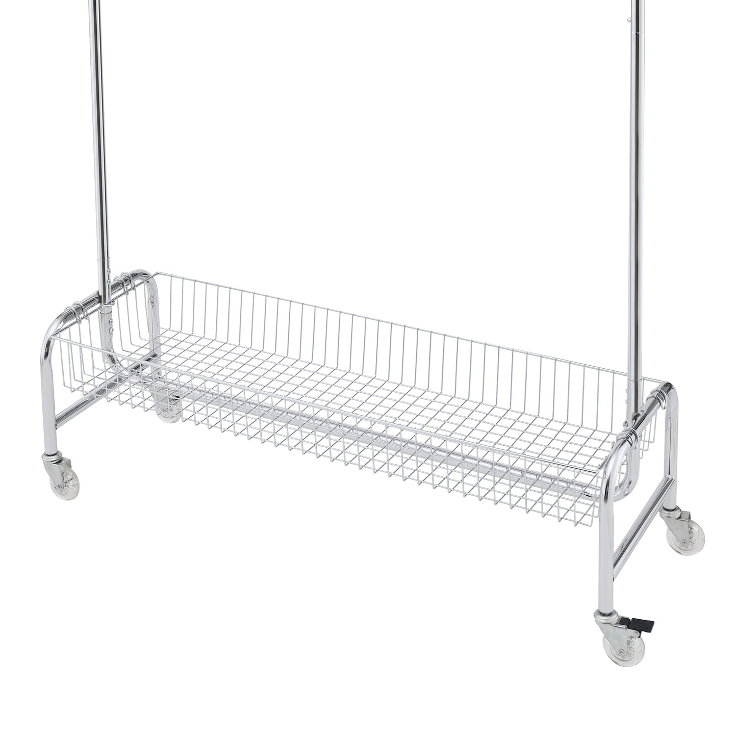 Marcel Industrial Velvet Garment Rack