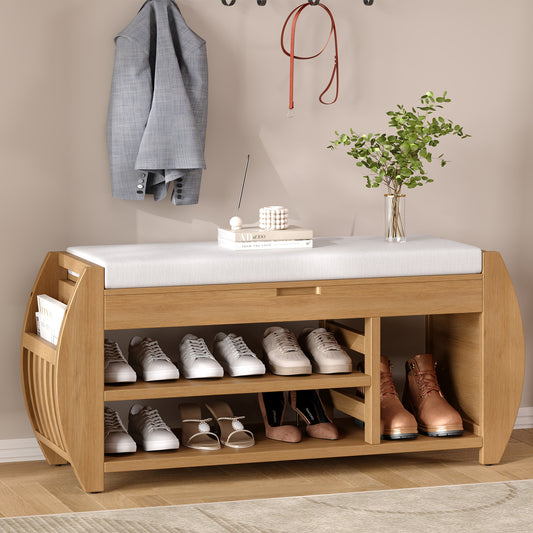 Cleo Mid-Century Retro Storage Bench