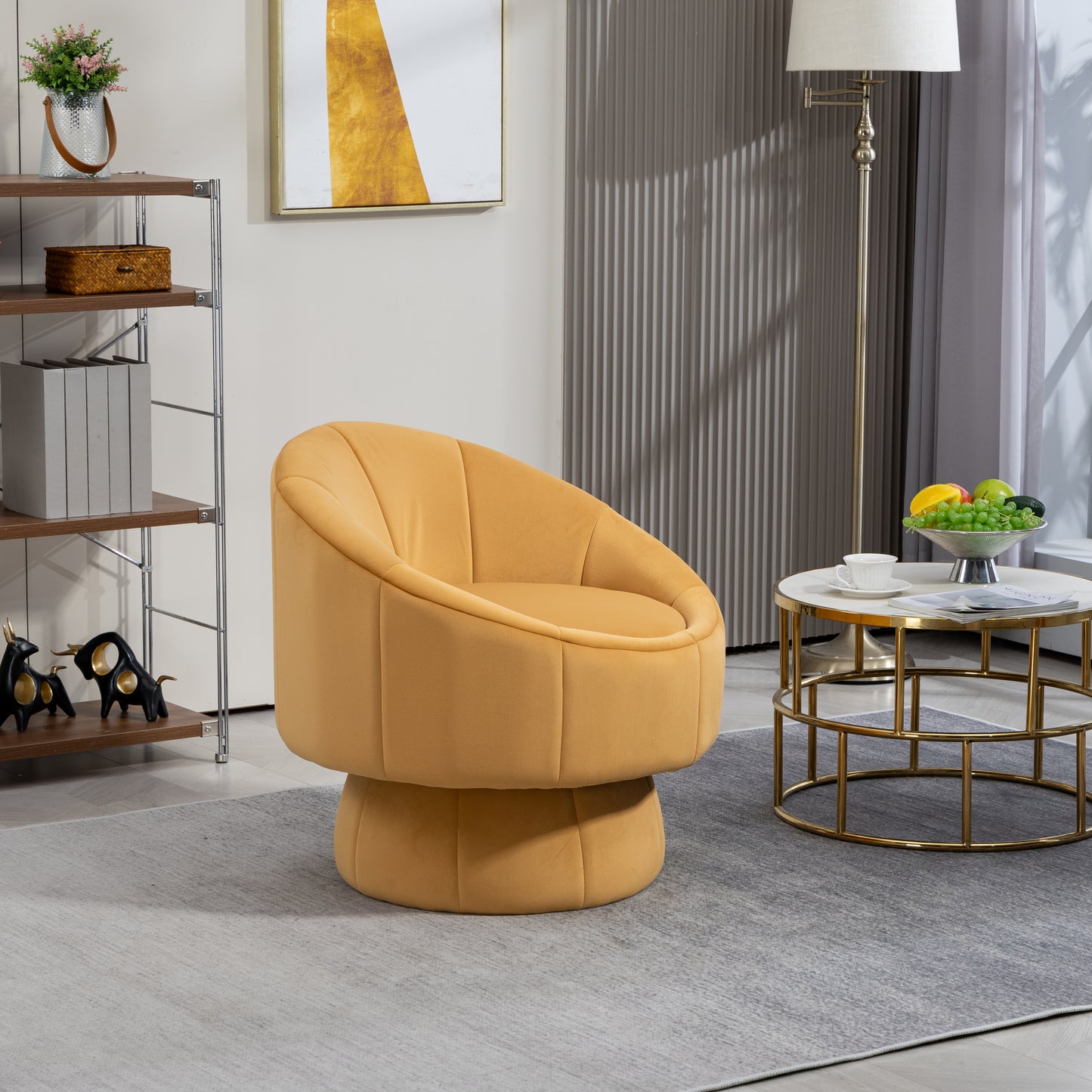 Kingsly Modern Swivel Accent Chair