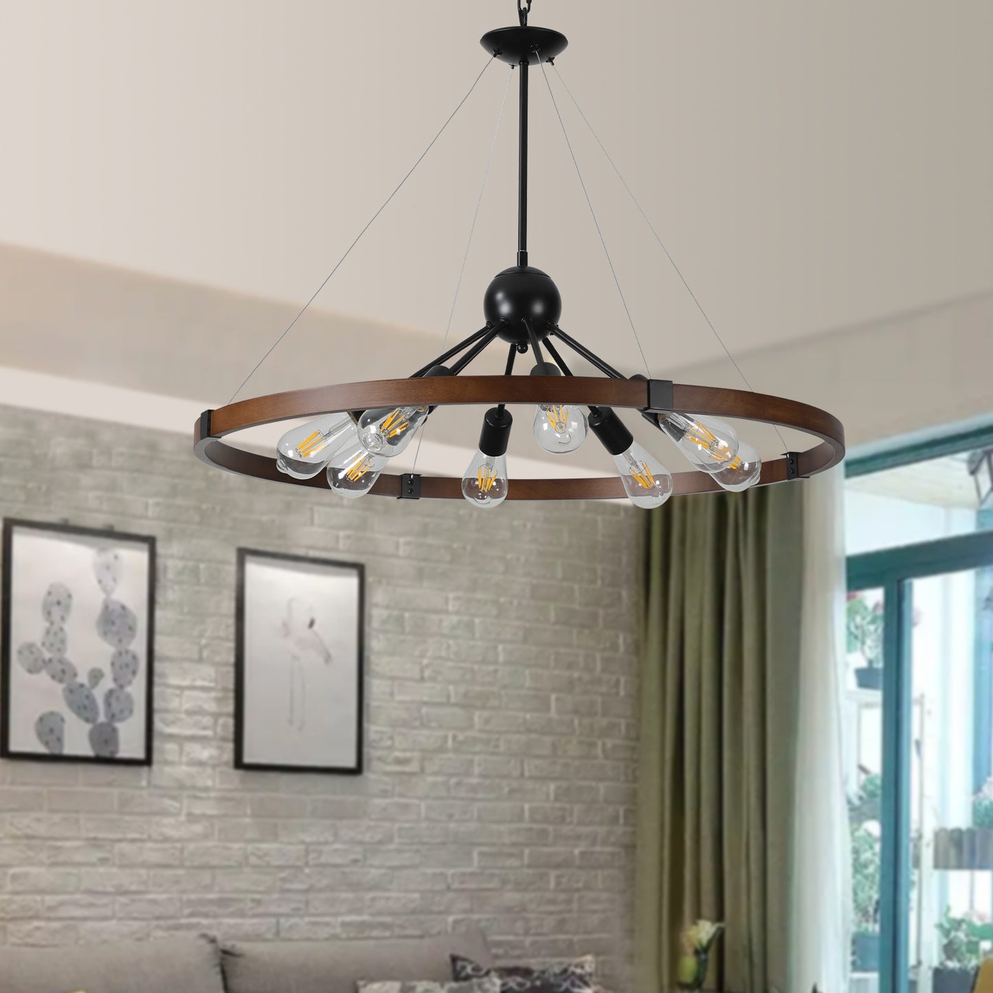 Healdsburg Industrial Retro Chandelier