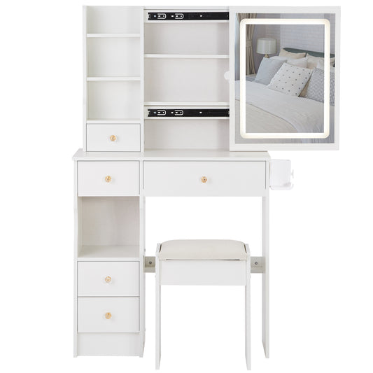 Irvington Contemporary Makeup Vanity Set