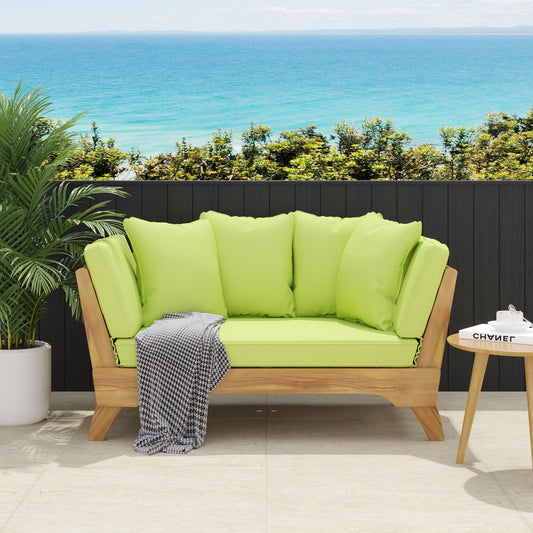 Cleo Contemporary Serene Velvet Daybed Sofa