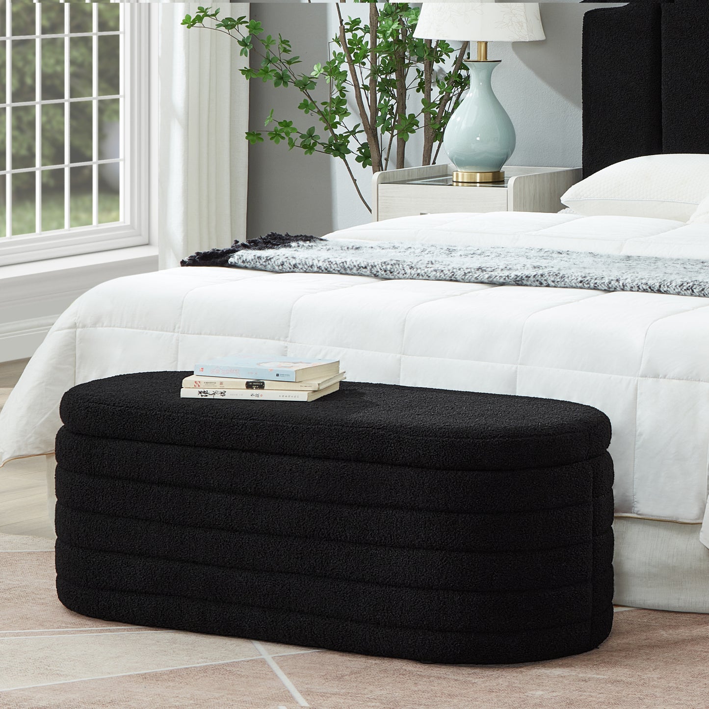 Fremont Contemporary Storage Bench