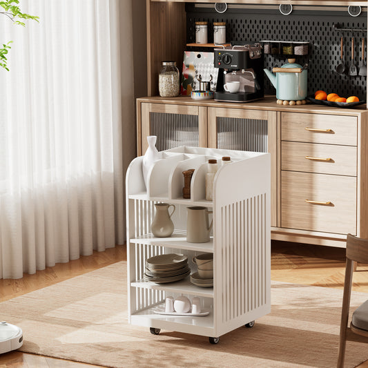 Marites Modern Kitchen Cart Spice Rack
