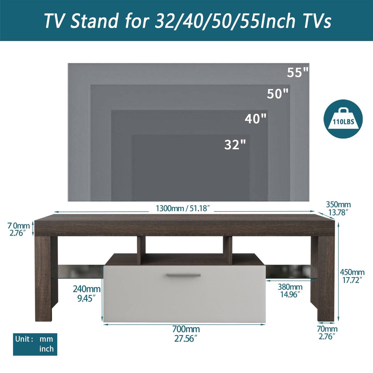 Lazzareschi Modern Assembly TV Stand