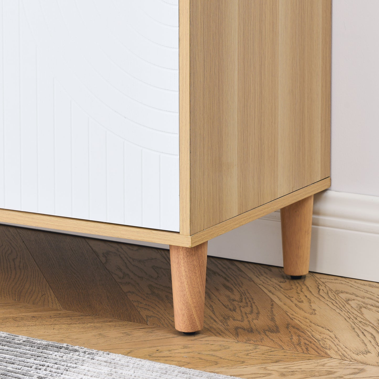 Silverleaf Modern Freestanding Storage Cabinet