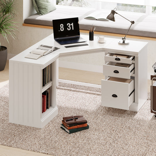 Elmcrest Modern L Shaped Desk