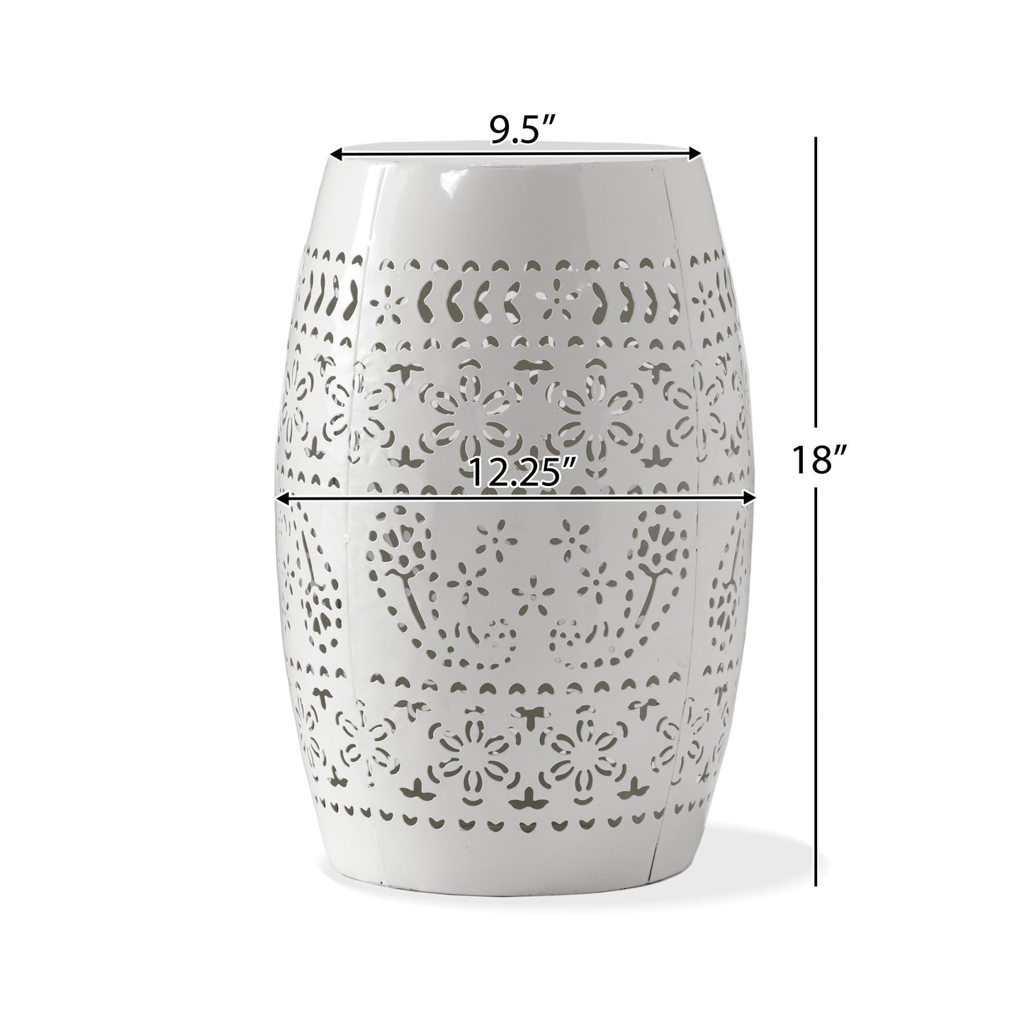 Kingsly Industrial Round Classic Side Table