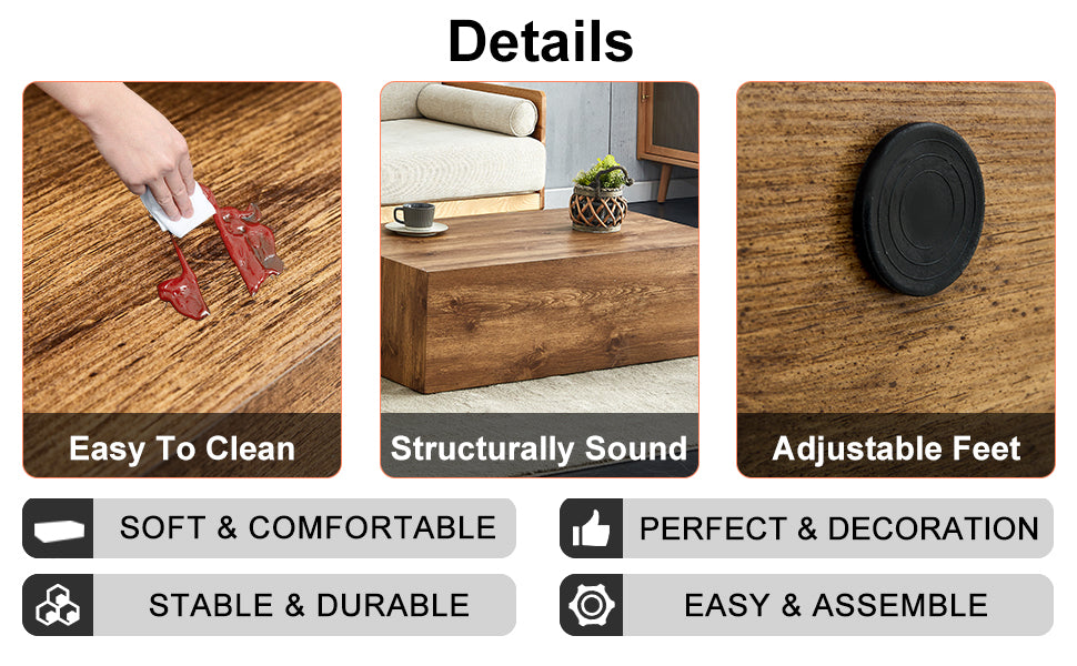 Sonoma Craftsman Wood Texture Table