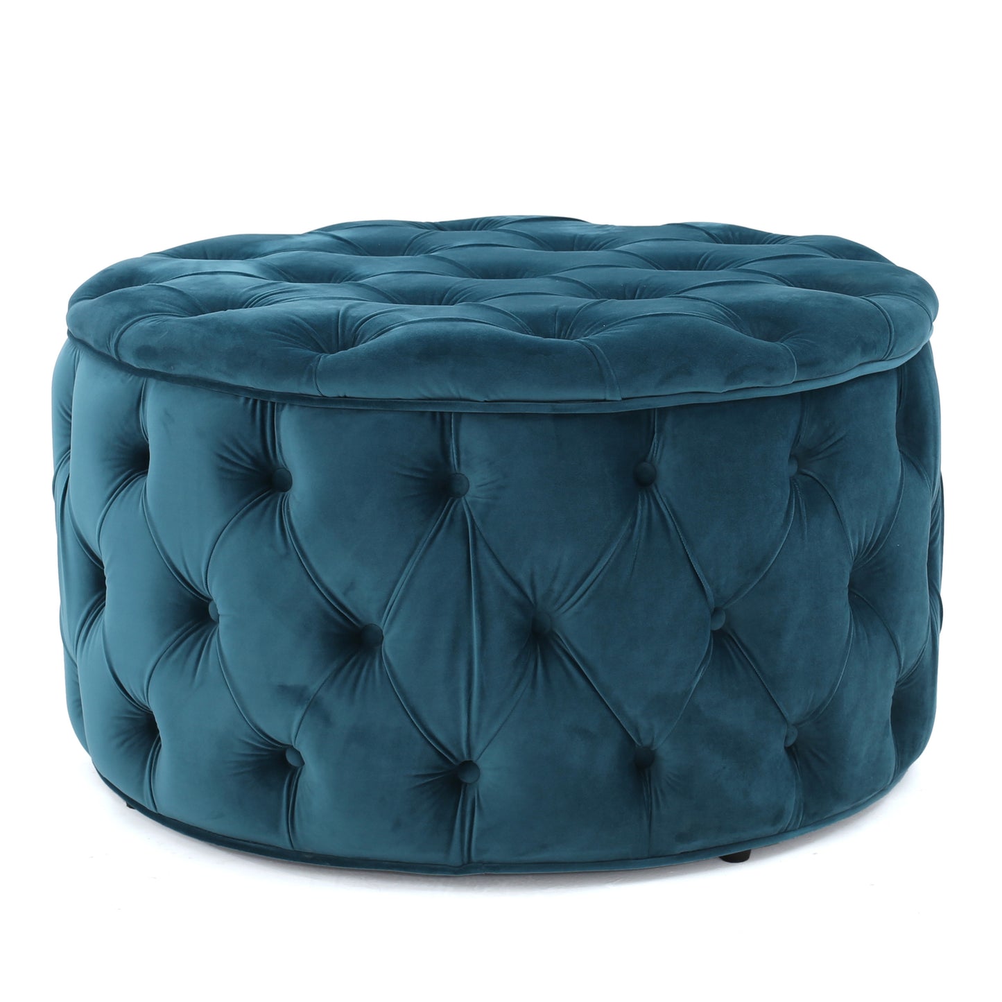 Somerset Contemporary Velvet Ottoman