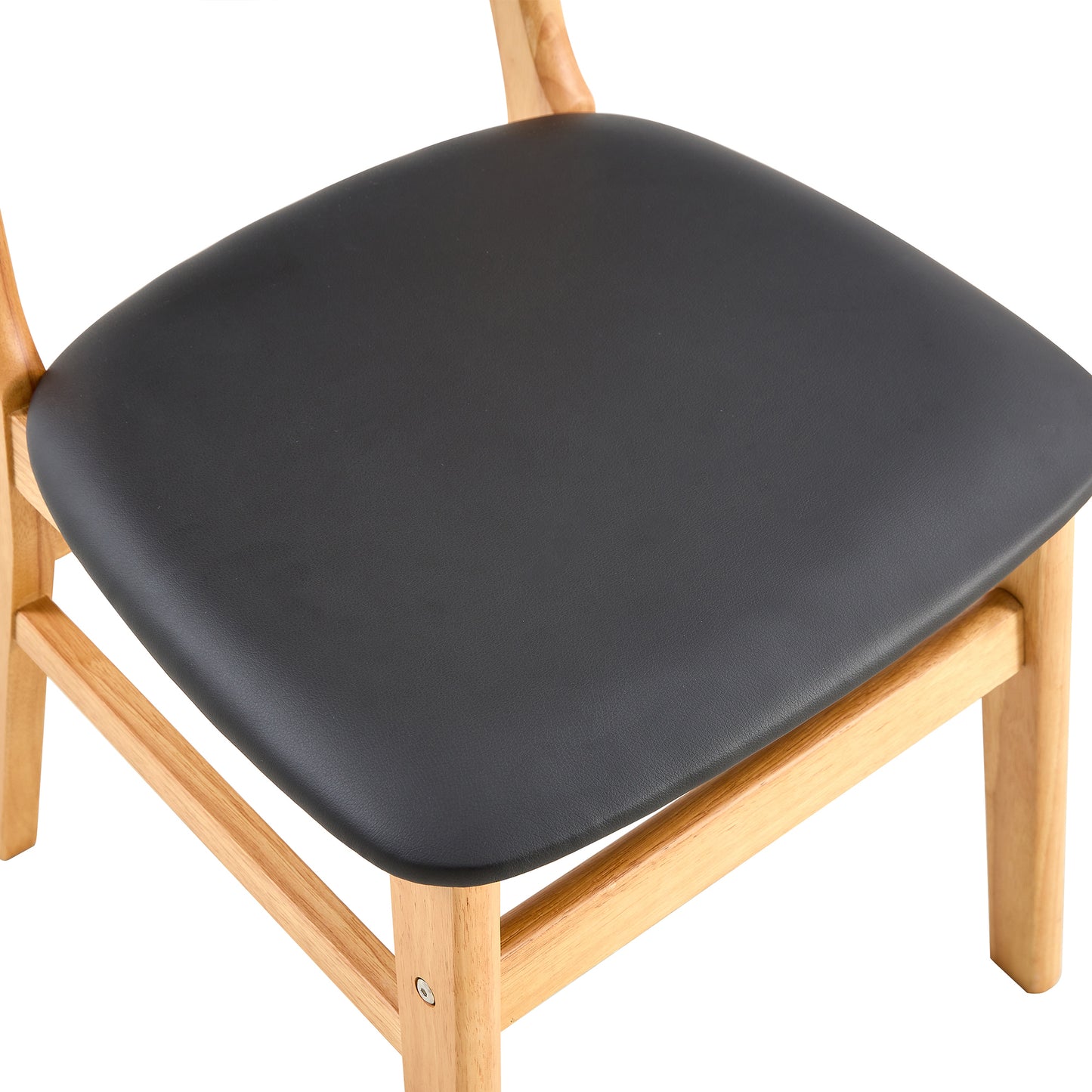 Eda Mid-Century Solid Wood Dining Chair