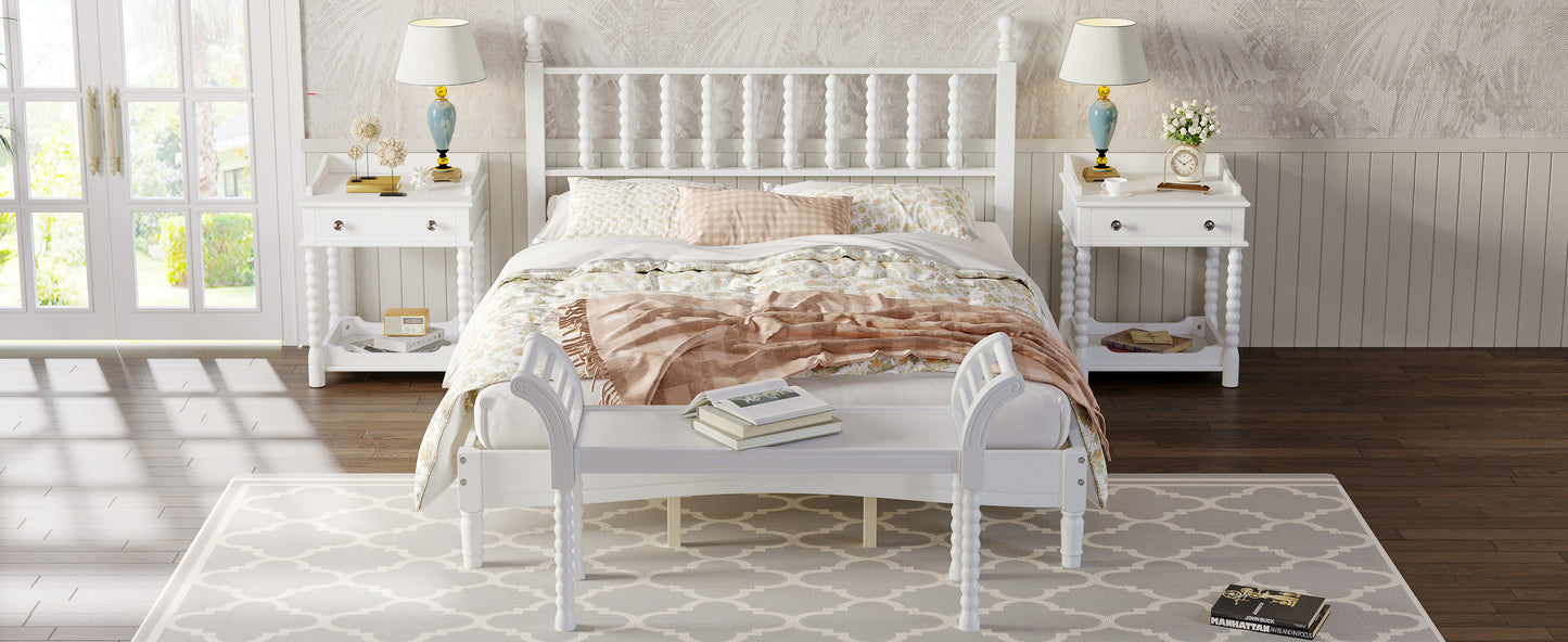 Warmsprings Mid-Century Gourd Shaped Retro Bedroom Set