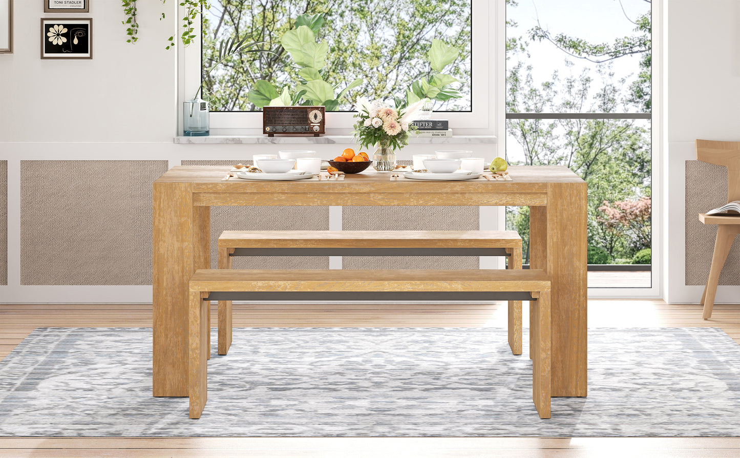 Silverleaf Modern Farmhouse Dining Set