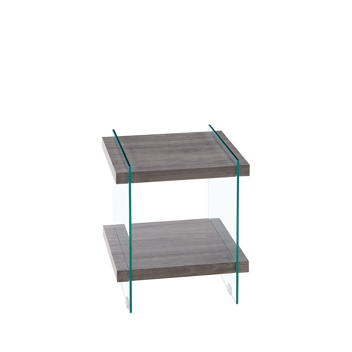 Oakridge Modern Sleek Glass Side Table
