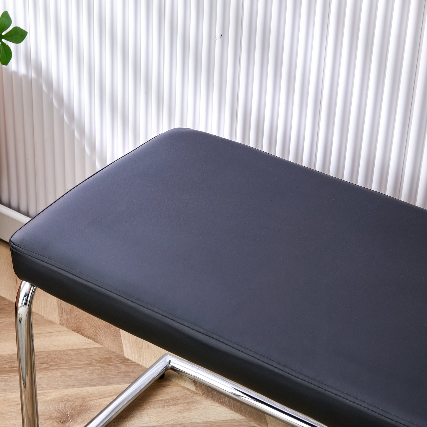 Marcel Industrial Black Shoe Bench